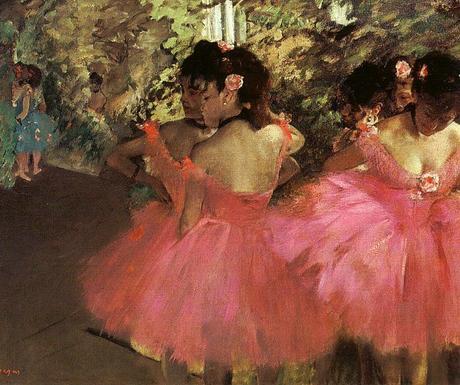 Degas danseuses en rose