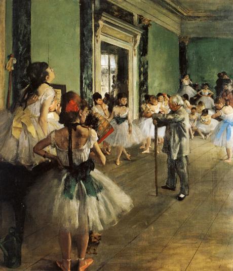 Degas classe de danse