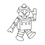 dessin de robot