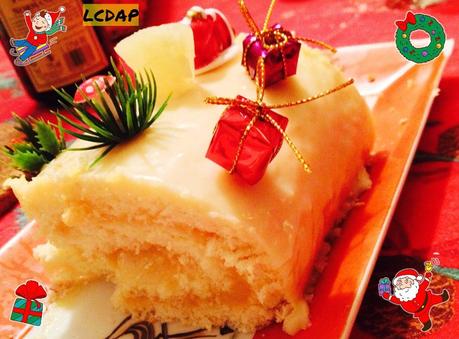 bûche ananas rhum et vanille 2 -LA CUISINE DANNA PURPLE