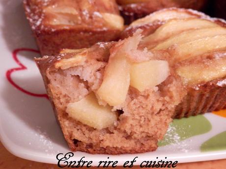 Cakes aux Pommes / Cannelle {sans gluten et sans lactose}