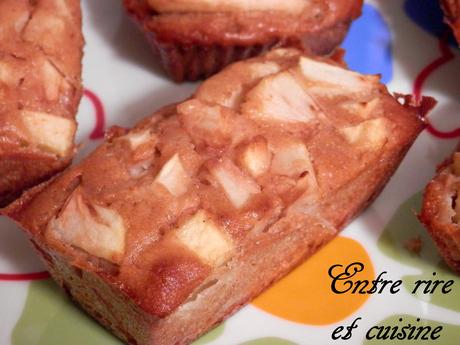 Cakes aux Pommes / Cannelle {sans gluten et sans lactose}