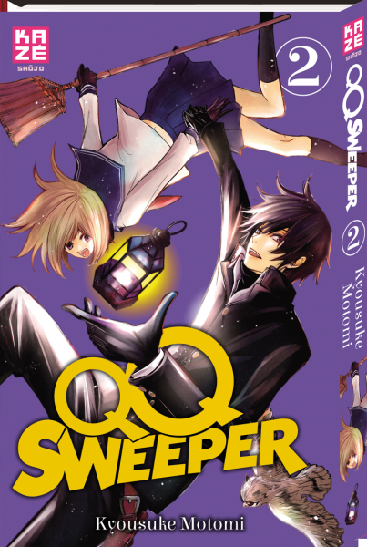 QQ Sweeper, tome 2, de Kyousuke Motomi aux éditions Kazé.