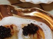 Saint-Jacques l'émulsion lard fumé caviar