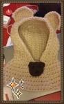 Capuche ourson beige