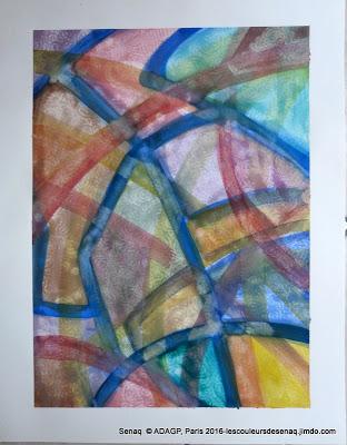 Aquarelles abstraites : une nouvelle échappée!