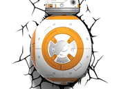 Deux lampes BB-8 Star Wars réveil force