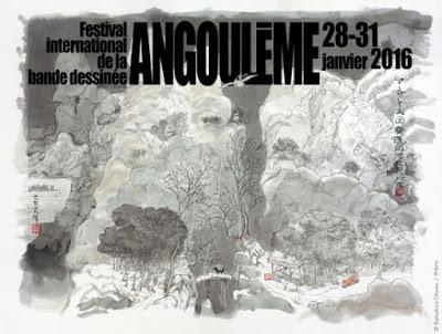 Affiche du 43ème festival d'Angoulême par Katsuhiro Otomo