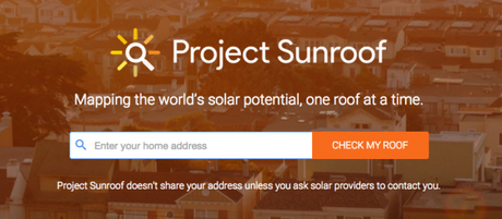 Projet Sunroof de Google