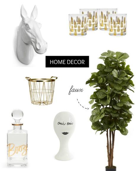 Home Decor: blanc et or