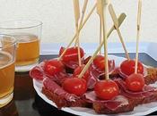 Tartines pain d'epices, coppa, tomate cerise apero rapide reussi [#apero #charcuterie #soleil]