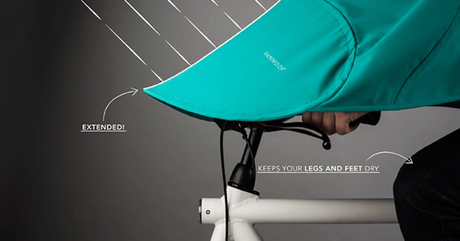 #Invention : ce poncho devrait vous protéger de la pluie lorsque vous êtes à vélo !