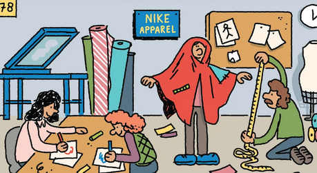 Nike illustre l’histoire de sa célèbre « Windrunner Jacket » en dessin