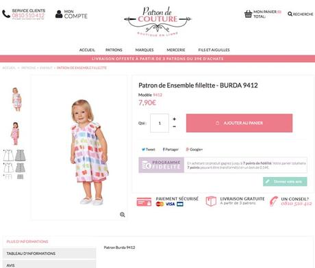 Un site pour acheter n’importe quel patron de couture