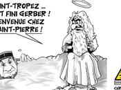 L'adjudant Saint-Tropez salue d'en-haut