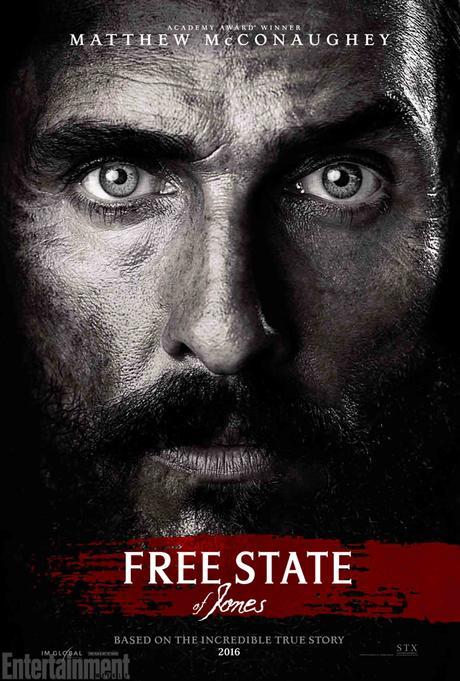 Free State of Jones : l’affiche sous l’œil de McConaughey !