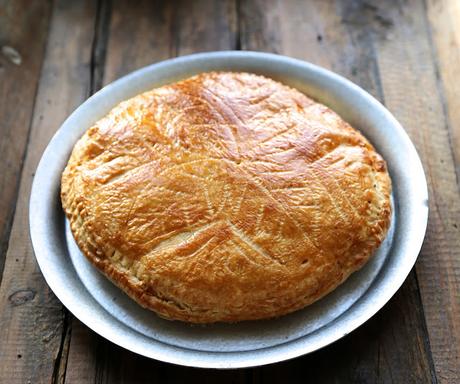 Galette très classique à la frangipane