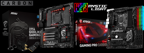 X99 et Z170 Carbon 1024x385 MSI profite du CES 2016 pour présenter ses nouveaux modèles  msi CES 2016 