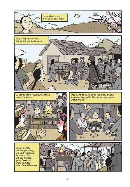 Page de BOXEURS ET SAINTS de Gene Luen Yang chez Delcourt