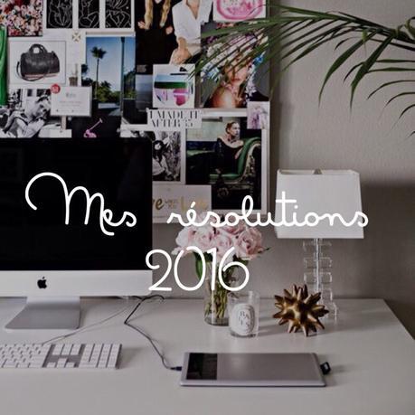 Mes résolutions 2016 image