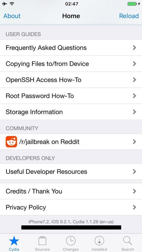Il réussit le Jailbreak de l'iOS 9.2.1 sur son iPhone 6
