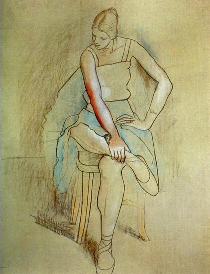 Picasso Danseuse assive (Olga PIcasso)