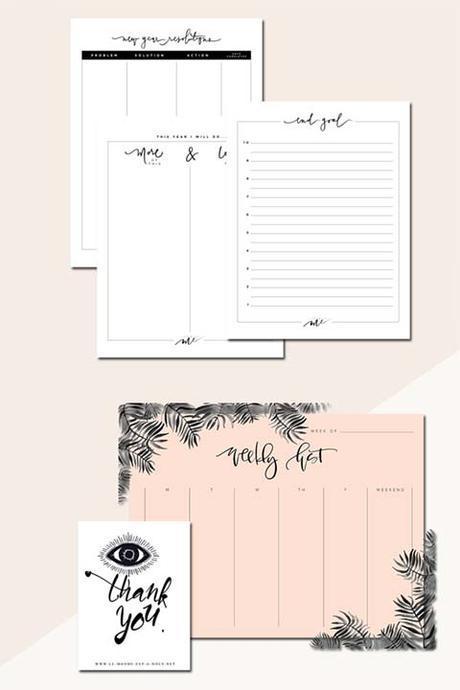 Organize Your Goals and Free Printable Worksheets