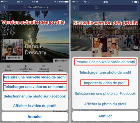 Profil Facebook : comment créer une vidéo de profil et un collage photo