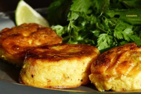 Petits Flans au saumon fumé & poireaux