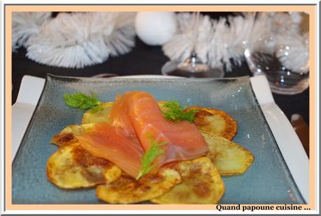 croustillants de pommes de terre au saumon fumé sabayon anis-1747