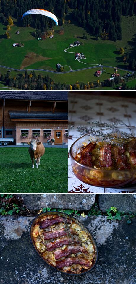 L'été indien et le gâteau suisse de pommes de terre et lard au gruyère