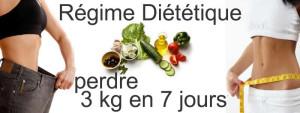 3 kg en 7 jours