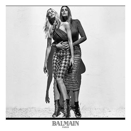 La campagne estivale so 90' d'Olivier Rousteing pour Balmain...