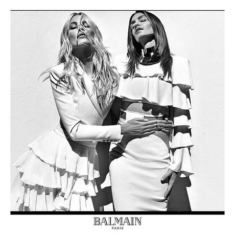 La campagne estivale so 90' d'Olivier Rousteing pour Balmain...