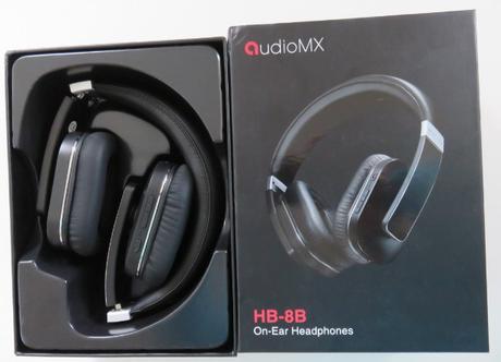 Test du casque bluetooth: AudioMX HB-8B Avantek headphones AudioMX HB-8B
