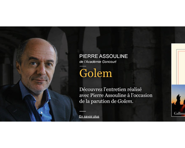 Échecs & Livre : Golem de Pierre Assouline