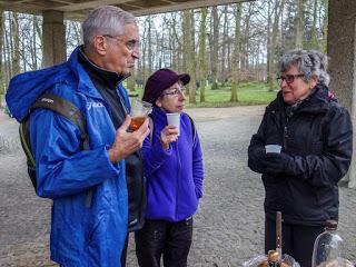 Pot pour saluer la nouvelle année à Vincennes le 5 janvier 2016