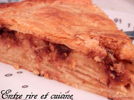Galette-tarte aux Pommes, à la Frangipane et au Chocolat