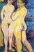 1908, Ernst Ludwig Kirchner : Nus debout