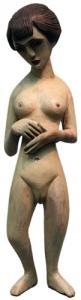 1921, Ernst Ludwig Kirchner : Triste jeune fille nue