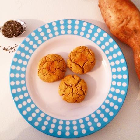 Biscuits de patates douces et graines de chia - Recette Paleo