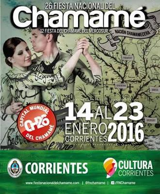 Bientôt le Festival Nacional del Chamamé à Corrientes [Affiche]