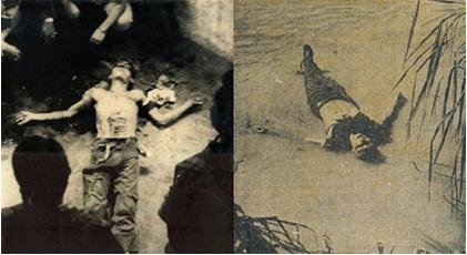 Cara de Cavalo et Alcir Silva morts, photos dans archives d’Helio Oiticica