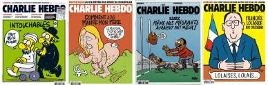 Charlie-Hebdo-montage-couvertures