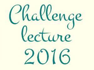 Challenge lecture 2016 Challenge lecture 2016