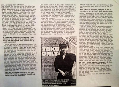 J'ai soigné les chats de Lennon dans le Dakota