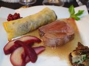 Noisettes biche nems champignons