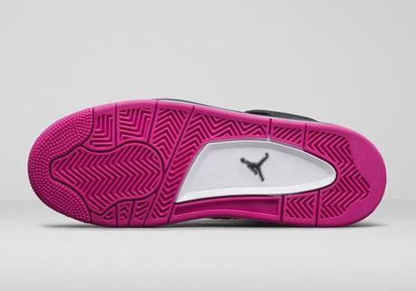 Air Jordan 4 Denim Obsidian Pink