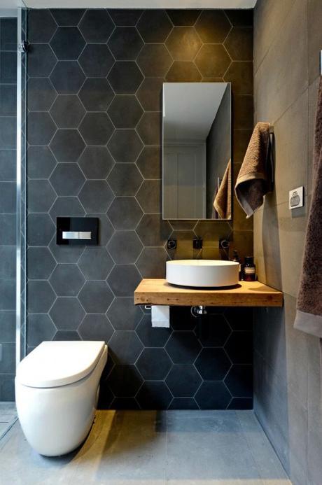 15 inspirations pour une salle de bain en noir et blanc