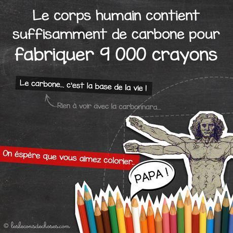 carbone humain vie crayons